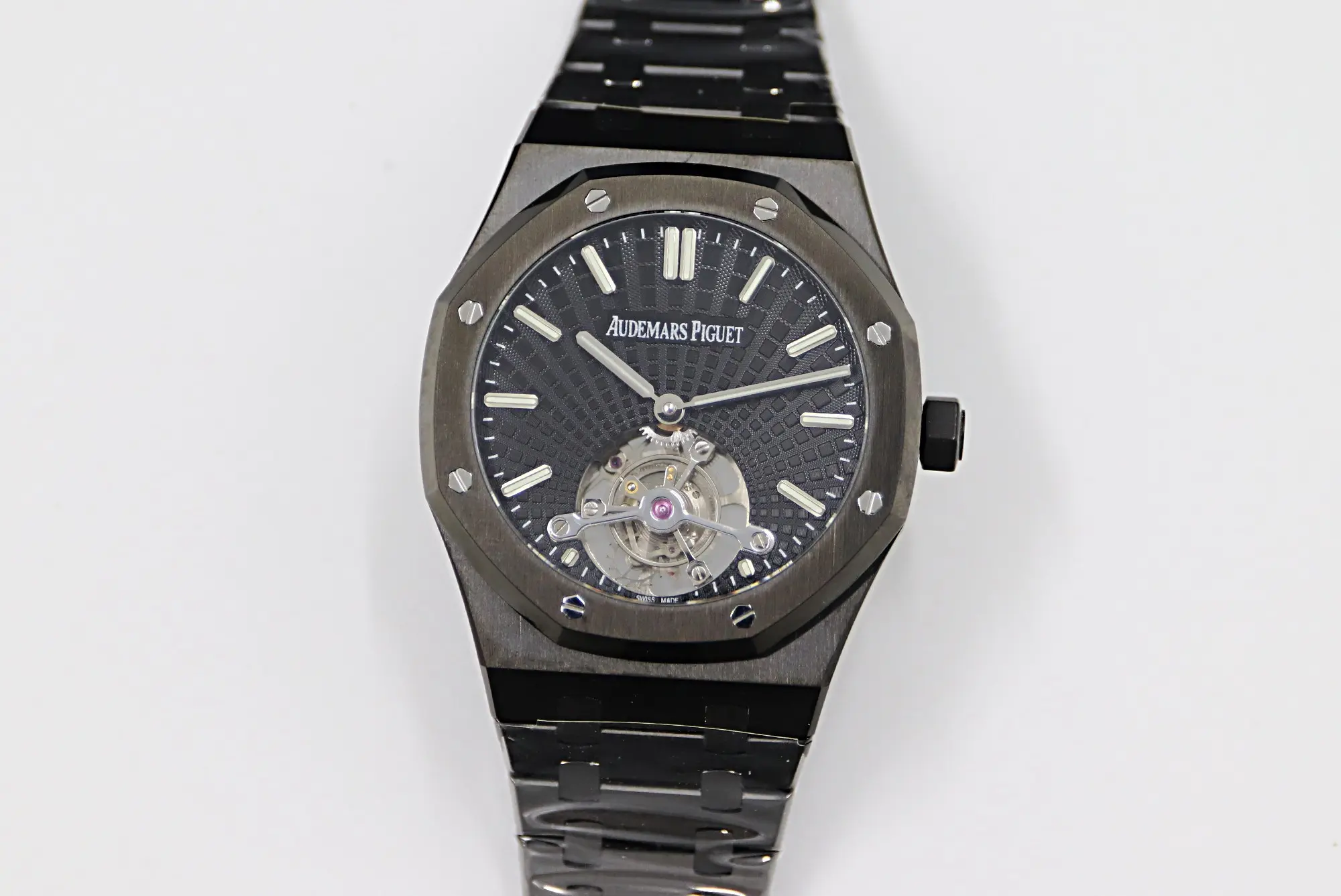 爱彼 Royal Oak Tourbillon Black | Mirck 克隆表 爱彼 Royal Oak Tourbillon Black | Mirck 克隆表