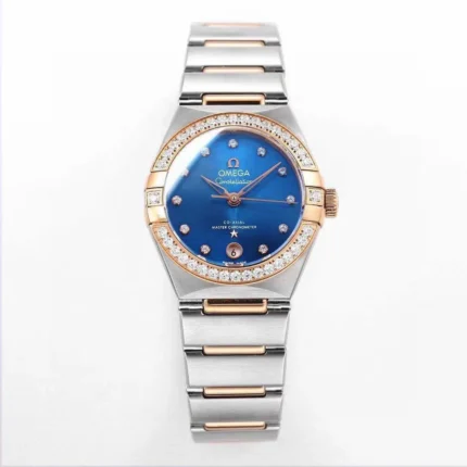 Omega Constellation 29mm Blue Dial Two-Tone | Mirck Clone