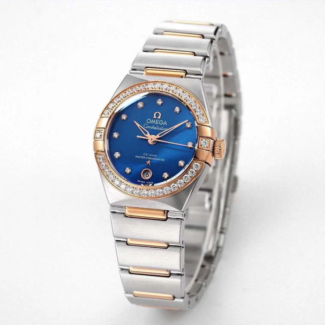 Omega Constellation 29mm Blue Dial Two-Tone | Mirck Clone Omega Constellation 29mm Blue Dial Two-Tone | Mirck Clone