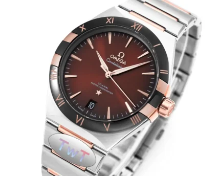 Omega Constellation 41mm Burgundy Dial Steel | Mirck Clone