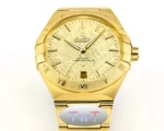 Omega Constellation 41mm Gold Ceramic Watch | Mirck Clone