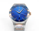 Omega Constellation Blue Dial Ceramic Watch | Mirck Clone
