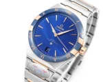 Omega Constellation Blue Dial Ceramic Watch | Mirck Clone