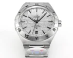 Omega Constellation Ceramic Silver Watch | Mirck Clone