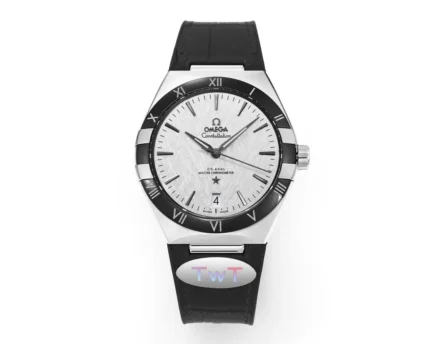 Omega Constellation Meteorite Watch Black Leather | Mirck Clone