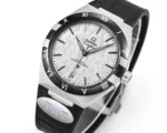 Omega Constellation Meteorite Watch Black Leather | Mirck Clone