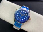 Patek Philippe Aquanaut 5968 Chronograph Steel Casing Blue Dial Watch - Mirck Clone
