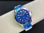 Patek Philippe Aquanaut 5968 Chronograph Steel Casing Blue Dial Watch - Mirck Clone