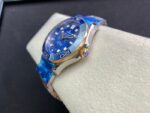 Patek Philippe Aquanaut 5968 Chronograph Steel Casing Blue Dial Watch - Mirck Clone