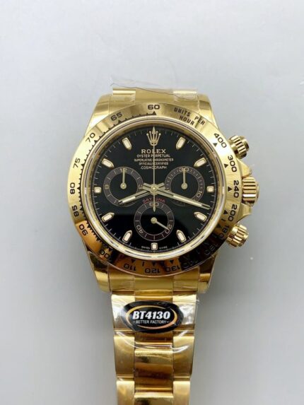 ROLEX COSMOGRAPH DAYTONA 116528 YELLOW GOLD ORIGINAL CAL.4130 - Mirck Clone