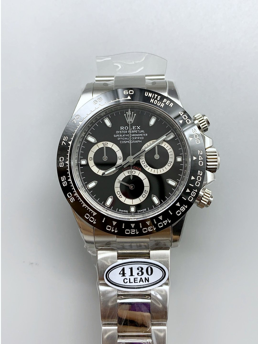 Rolex Cosmograph Daytona Ceramic Bezel Cal. 4130 - Mirck Clone Rolex Cosmograph Daytona Ceramic Bezel Cal. 4130 - Mirck Clone