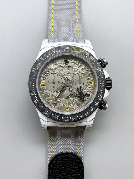 Rolex Cosmograph Daytona DiW Space Mission Carbon Fiber Watch Cal.4130 Movement - Mirck Clone