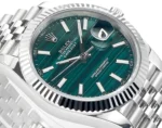 Rolex Datejust 41 Custom Malachite Dial Green Watch | Mirck Clone