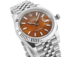 Rolex Datejust 41 Custom Orange Dial Steel | Mirck Clone
