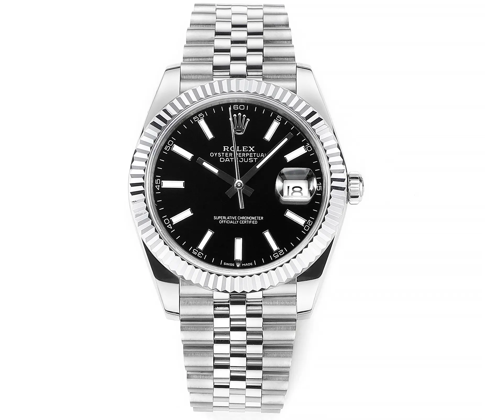 Rolex Datejust 41mm Black Dial Stainless Steel | Mirck Clone Rolex Datejust 41mm Black Dial Stainless Steel | Mirck Clone