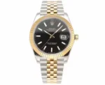 Rolex Datejust 41mm Black Dial Two-Tone Jubi… | Mirck Clone