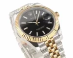 Rolex Datejust 41mm Black Dial Two-Tone Jubi… | Mirck Clone
