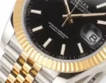 Rolex Datejust 41mm Black Dial Two-Tone Jubi… | Mirck Clone