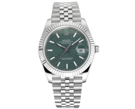 Rolex Datejust 41mm Green Dial Stainless Ste… | Mirck Clone