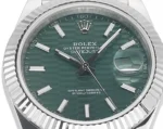 Rolex Datejust 41mm Green Dial Stainless Ste… | Mirck Clone