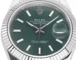 Rolex Datejust 41mm Green Dial Stainless Ste… | Mirck Clone