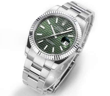 Rolex Datejust 41mm Green Fluted Bezel | Mirck Clone