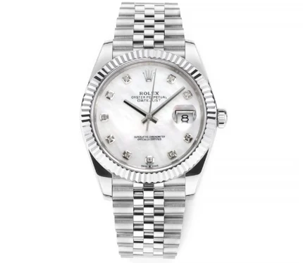 Rolex Datejust 41mm Silver Stainless Steel W… | Mirck Clone