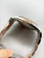 Rolex Datejust 41MM Two Tone Rose Gold Plating Brown Dial Watch - Mirck Clone