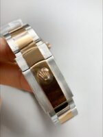 Rolex Datejust 41MM Two Tone Rose Gold Plating Brown Dial Watch - Mirck Clone