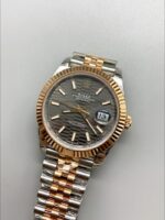 Rolex Datejust 41MM Two Tone Rose Gold Plating Fluted Dial Watch - Mirck Clone
