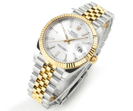 Rolex Datejust 41mm Two-Tone White Dial Flut… | Mirck Clone