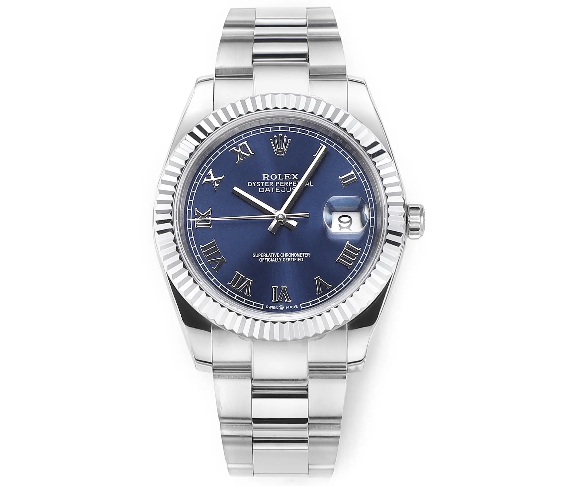 Rolex Datejust 41mm Watch – Blue Dial, Flute… | Mirck Clone Rolex Datejust 41mm Watch – Blue Dial, Flute… | Mirck Clone