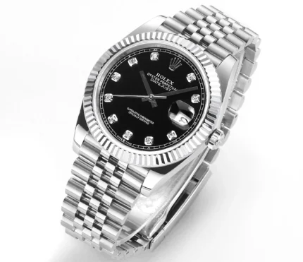 Rolex Datejust 41mm Watch – Silver with Blac… | Mirck Clone