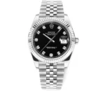 Rolex Datejust 41mm Watch – Silver with Blac… | Mirck Clone