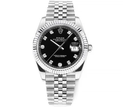 Rolex Datejust 41mm Watch – Silver with Blac… | Mirck Clone