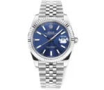 Rolex Datejust 41mm Watch – Silver with Blue… | Mirck Clone
