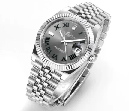 Rolex Datejust 41mm Watch – Silver with Grey… | Mirck Clone
