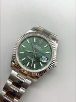 劳力士 Datejust Cal.3235 机芯 904L 精钢 41MM - 绿色凹槽图案表盘 - Mirck Clone