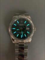 劳力士 Datejust Cal.3235 机芯 904L 精钢 41MM - 绿色凹槽图案表盘 - Mirck Clone
