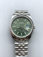 Rolex Datejust Cal.3235 Movement 904L Steel 46MM – Green Palm-Motif Dial - Mirck Clone