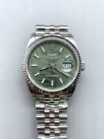 Rolex Datejust Cal.3235 Movement 904L Steel 46MM – Green Palm-Motif Dial - Mirck Clone