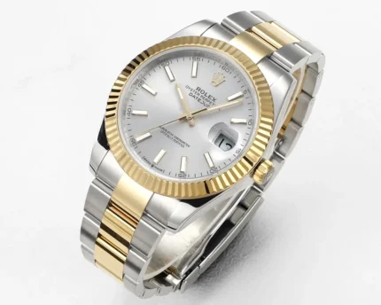 Rolex Datejust Two-Tone Silver Dial with 323… | Mirck Clone