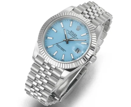 Rolex Datejust with Blue Dial, Oyster Perpet… | Mirck Clone