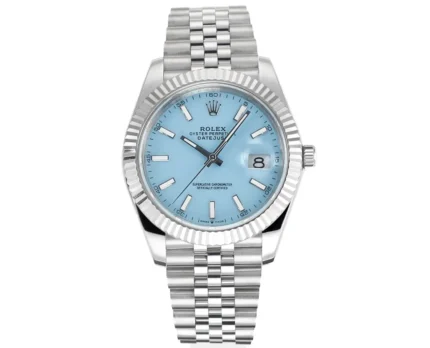 Rolex Datejust with Blue Dial, Oyster Perpet… | Mirck Clone