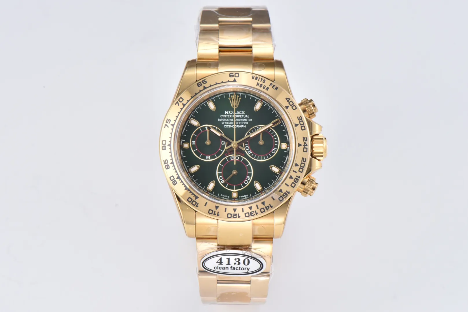 Rolex Daytona 116508 Green Gold Full Gold | Mirck Clone Rolex Daytona 116508 Green Gold Full Gold | Mirck Clone