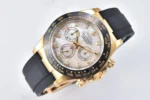 Rolex Daytona 116518 Gold Engraved Natural C… | Mirck Clone