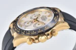 Rolex Daytona 116518 Gold Engraved Natural C… | Mirck Clone