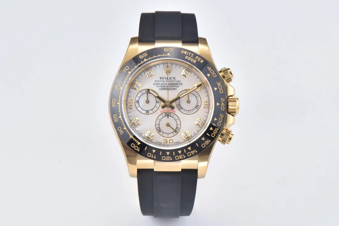 Rolex Daytona 116518 Gold Engraved Natural C… | Mirck Clone Rolex Daytona 116518 Gold Engraved Natural C… | Mirck Clone