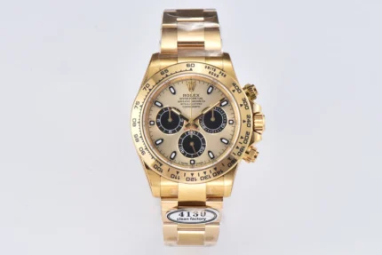 Rolex Daytona 116518 – Gold Panda Dial Chronograph | Mirck Clone