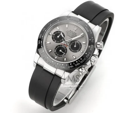 Rolex Daytona 4130 – Black Rubber Strap, Pan… | Mirck Clone